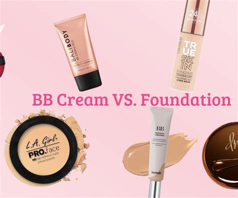 verschil foundation en bb cream